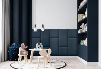 NAVY BLUE aranżacja 03 panele tap acousticline